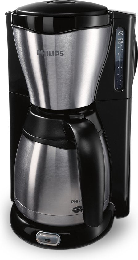 Philips Cafe Gaia HD7546/20 - Koffiezetapparaat - Zwart(Zilver, Zwart)