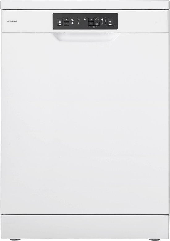Inventum VVW6008AW vaatwasser - 12 couverts - Bestekmand - 5 programma’s - Deur opent automatisch - Startuitstel - Energielabel D - Vrijstaand - Wit(Wit)