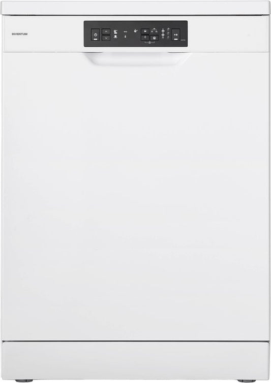 Inventum VVW6008AW vaatwasser - 12 couverts - Bestekmand - 5 programma’s - Deur opent automatisch - Startuitstel - Energielabel D - Vrijstaand - Wit(Wit)