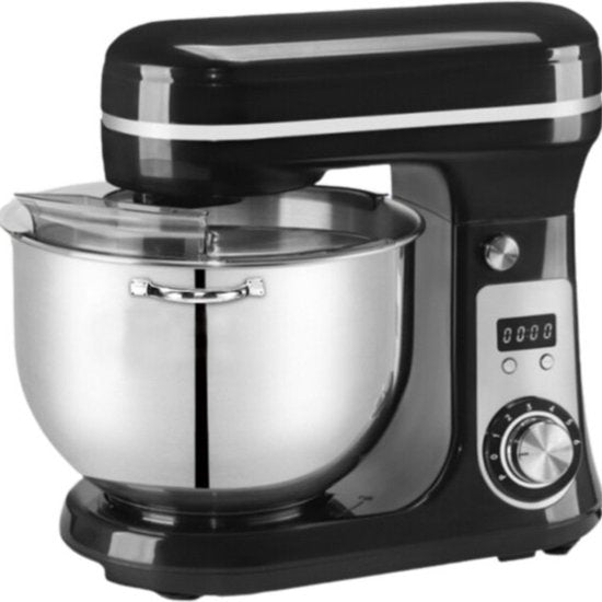 Happyment Deegmachine - 6L - Keukenmixer - Kneedmachine - Keukenmachine 4KG RVS - Deegmixer