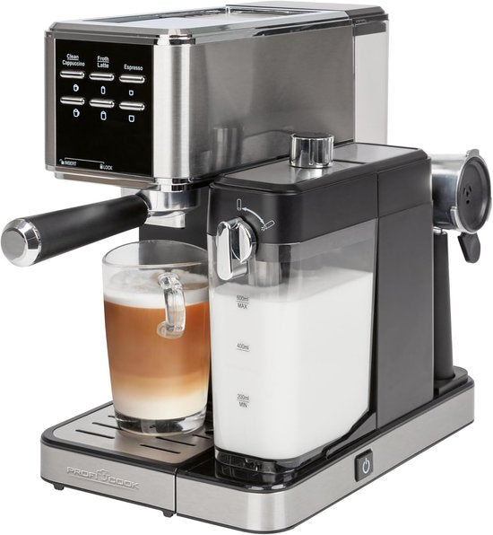 Thuys Espressomachine 2-in-1 – Koffiepoeder  Nespresso-compatibele Capsules – 20 Bar Pomp – Melkschuimer – Zeefhouder