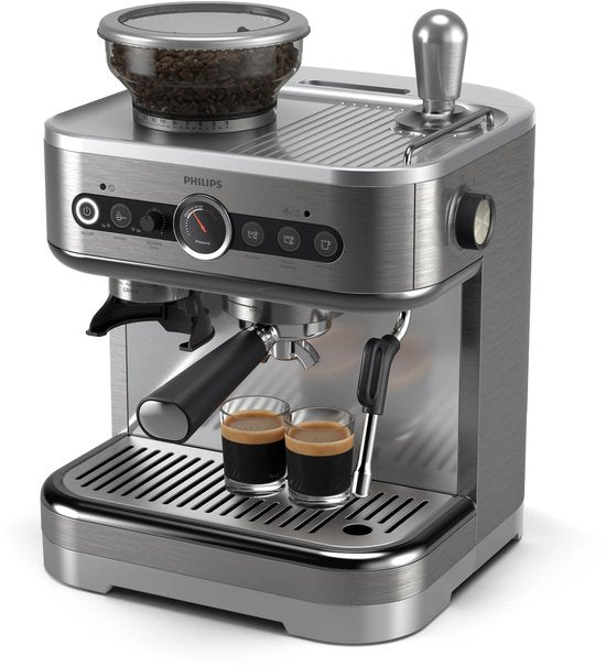 Philips PSA3218/01 - Koffiezetapparaat - Half automatisch Espressomachine - 2,3 l - Grijs
