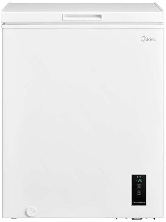 Midea MDRC207FEE01 - Vrieskist - Wit - Vrijstaand - Compact - 142 l - E label - 182 kWh/jaar - 41 dB