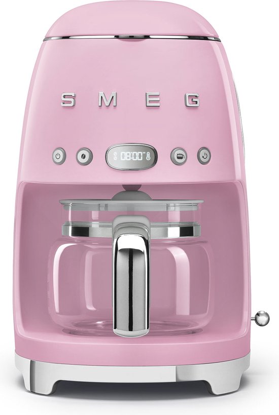 Smeg SMEG DCF02PKEU - Filterkoffiemachine - Roze - Warmhoudfunctie(Roze)