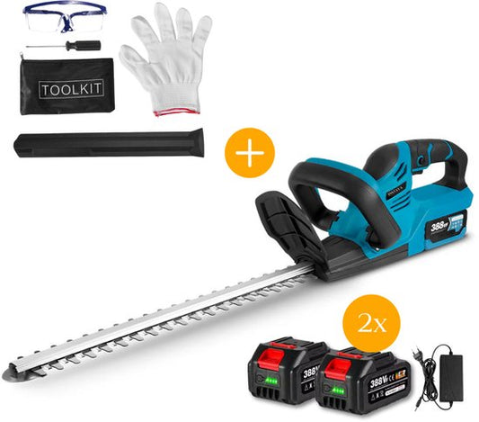Instava Accu Heggenschaar 51 cm – Incl. 2x 4.0Ah Accu  Lader – Makita LXT 18V Compatibel – Lichtgewicht