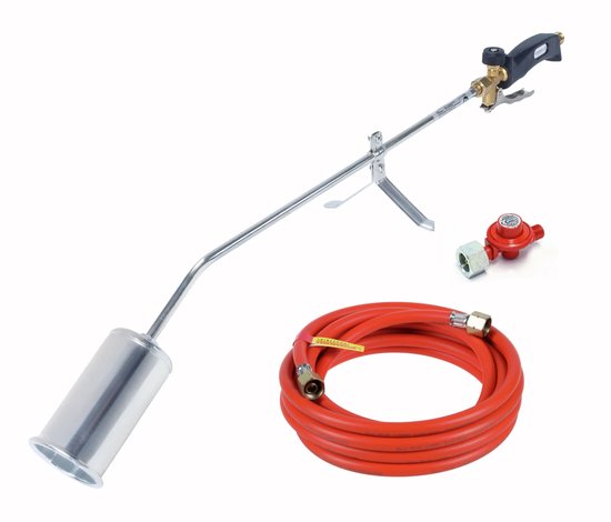 Rothenberger Dakbrander O57mm - Onkruidbrander RoMaxi - incl drukregelaar en gasslang