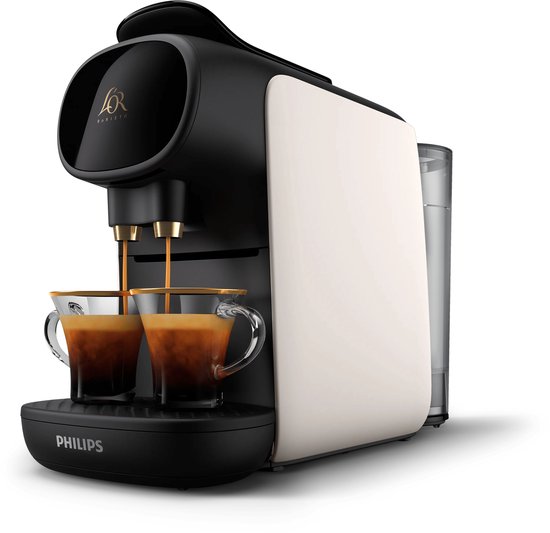 Philips L'Or Barista Sublime LM9012/00 - Koffiecupmachine - voor L'Or Espresso  Barista Koffiecups - Zwart / Wit(Wit， Zwart)