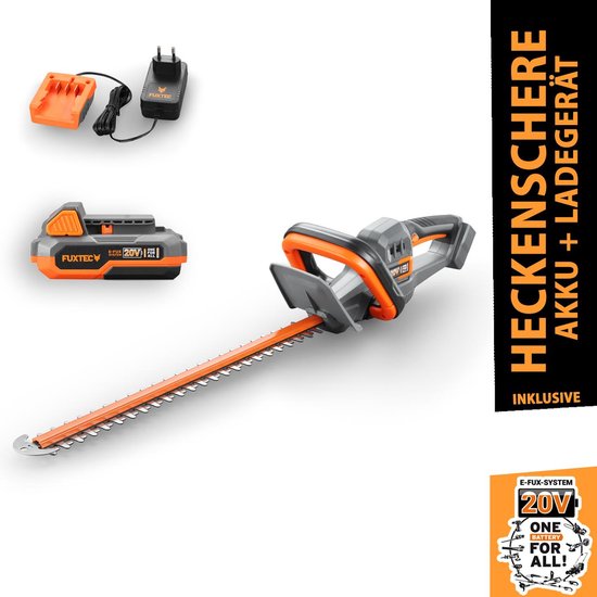 FUXTEC Accu heggenschaar electrisch FX-E1HS20 - 20V 52cm blad - Set 2Ah accu en 1A lader