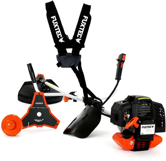 FUXTEC FX-MS152 Benzine Bosmaaier – 2-in-1 – 52cc – Trimmer  Brushcutter – incl. Mes  Draadkop(13500.00 Watt)