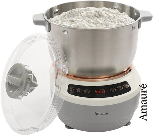 Amauré Deegkneedmachine - 7L - Gisting functie - 250W - Mixer - Keukenmachine - Deegmachine- Brood bakken - Keukenrobot - Keukenmixer
