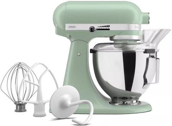 KitchenAid Kitchenaid Artisan 5KSM95PSEDC - Keukenmachine - 4,3L - Groen - 3 Menghaken(Groen)