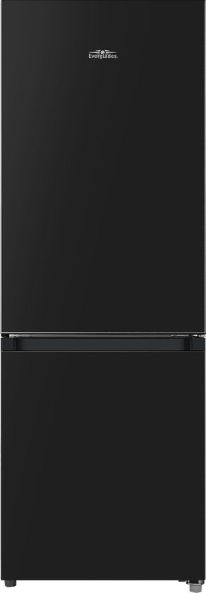 Everglades EVUD4041 - Koel- Vriescombinatie - Zwart - 175 Liter - E Klasse - 5 Jaar Garantie