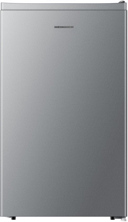 Heinner HF-HS94SE++ Tafelmodel Koelkast 94 L – Mechanische Thermostaat – LED-verlichting – Omkeerbare Deur – Zilver – 5 Jaar Garantie